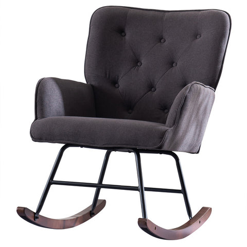 Simple Nordic Style Backrest Pull Point Sofa Rocking Chair