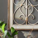 Flowing House Design Wall Art Display Made From Solid Wood and Rustic Steel