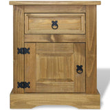 Bedside Cabinet Mexican Pine Corona Range 20.9"x15.4"x26.4"