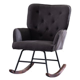 Simple Nordic Style Backrest Pull Point Sofa Rocking Chair