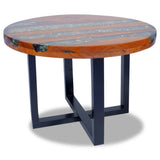 Solid Wood Coffee Table Teak Resin 23.6"