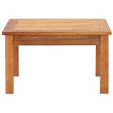 Patio Coffee Table 23.6"x23.6"x14.2" Solid Acacia Wood