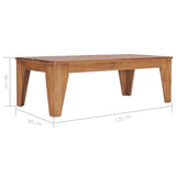 Coffee Table 47.2"x23.6"x15.7" Solid Teak Wood