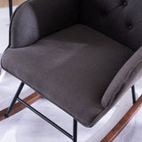 Simple Nordic Style Backrest Pull Point Sofa Rocking Chair