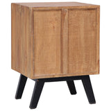 Solid Teak Bedside Cabinet With 2 Drawers