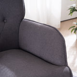 Simple Nordic Style Backrest Pull Point Sofa Rocking Chair